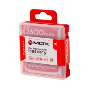 PILAS MOX RECARGABLES 2300MAH AA PACK X4 UNIDADES