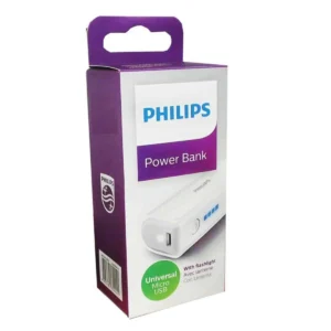 CARGADOR PORTÁTIL PHILIPS DLP2600 10 2.600 MAH SAÍDA USB