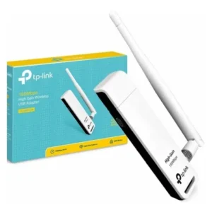 ADAPTADOR Y PLACA DE RED USB CON ANTENA WI-FI TP-LINK TL-WN722N 150MBPS BLANCO