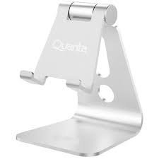 SOPORTE PARA CELULAR QUANTA QTSCAM PARA MESA, COMPATIBLE CON DISPOSITIVOS DE 3,5 A 10 PULGADAS